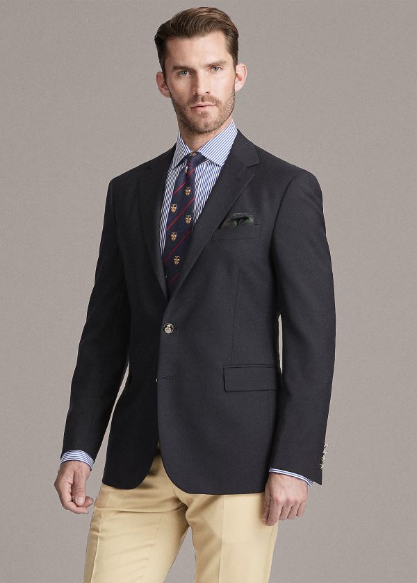 Blazer Ralph Lauren RLX Gregory Wool Homem 31765-ZNRG